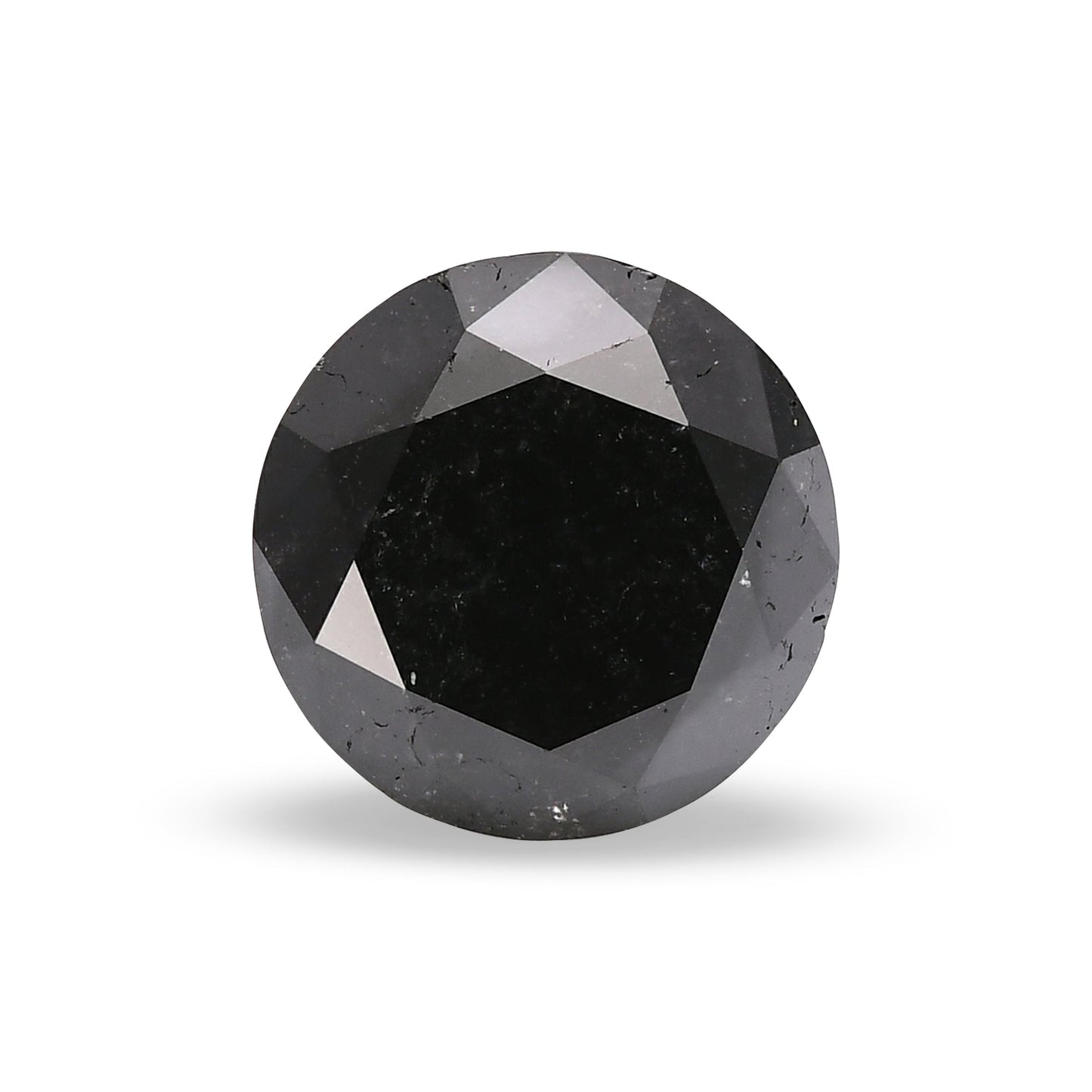 2,00 Karat Fancy Black Brillant-Diamant, GIA-zertifiziert