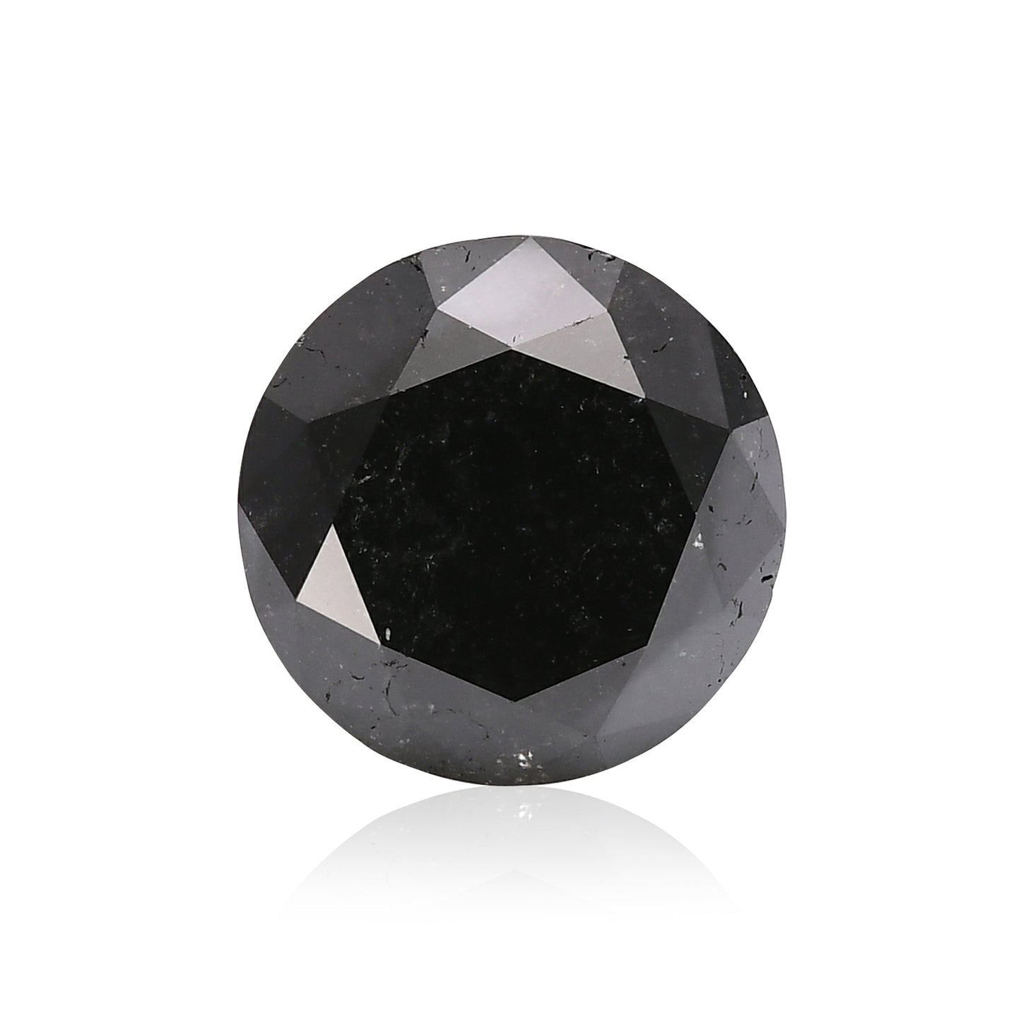 2,00 Karat Fancy Black Brillant-Diamant, GIA-zertifiziert