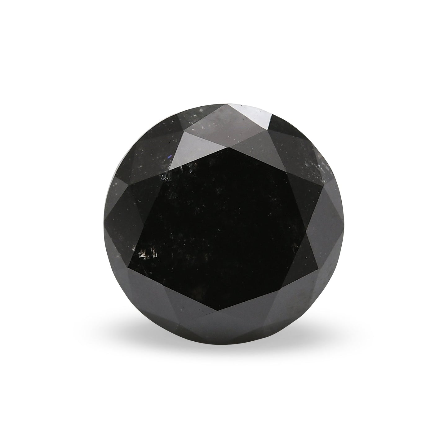 2,84 Karat Fancy Black Brillant-Diamant, GIA-zertifiziert
