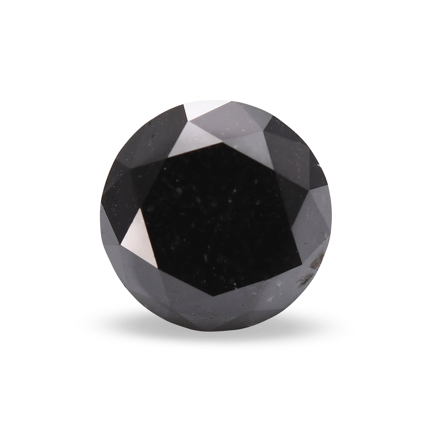 1,96 Karat Fancy Black Brillant-Diamant, GIA-zertifiziert