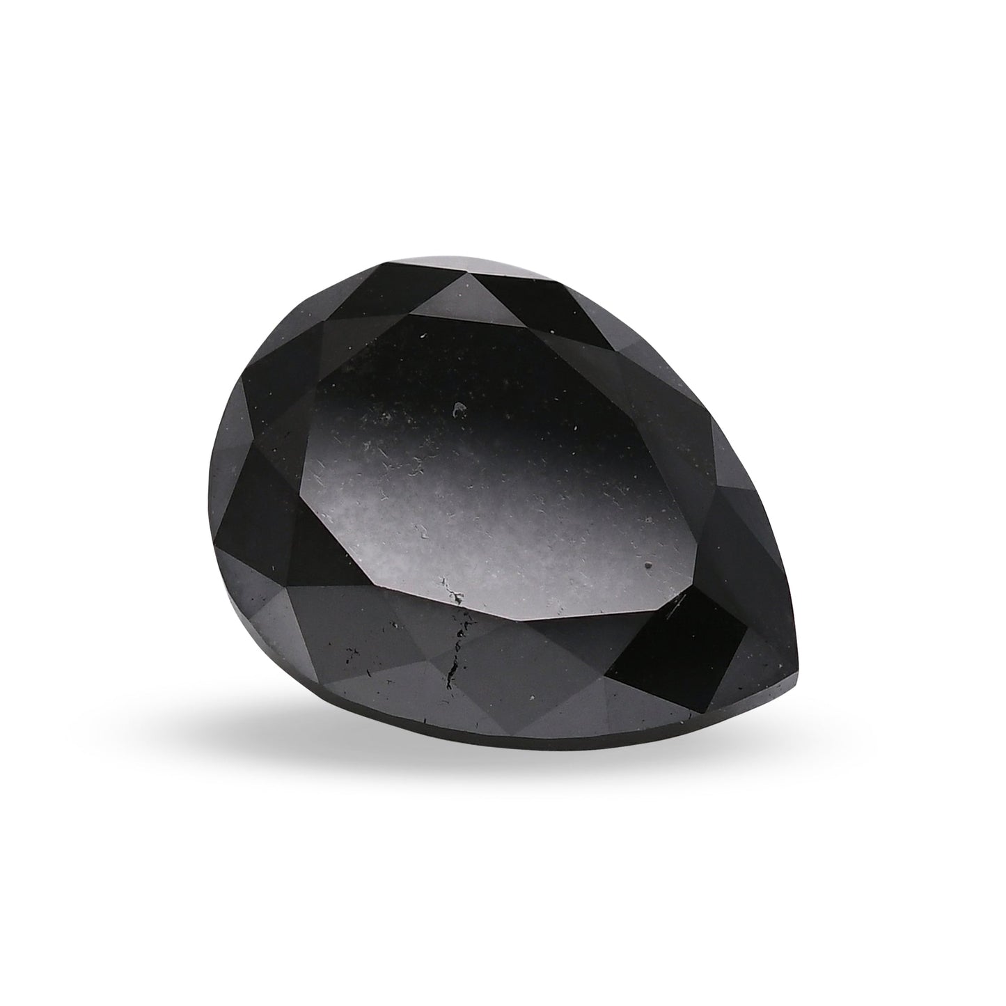 1,92 Karat Fancy Black Pear Diamond GIA