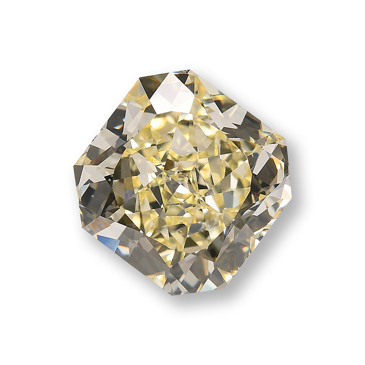 2,72 Karat hellgelber, strahlender Diamant, VVS2, GIA