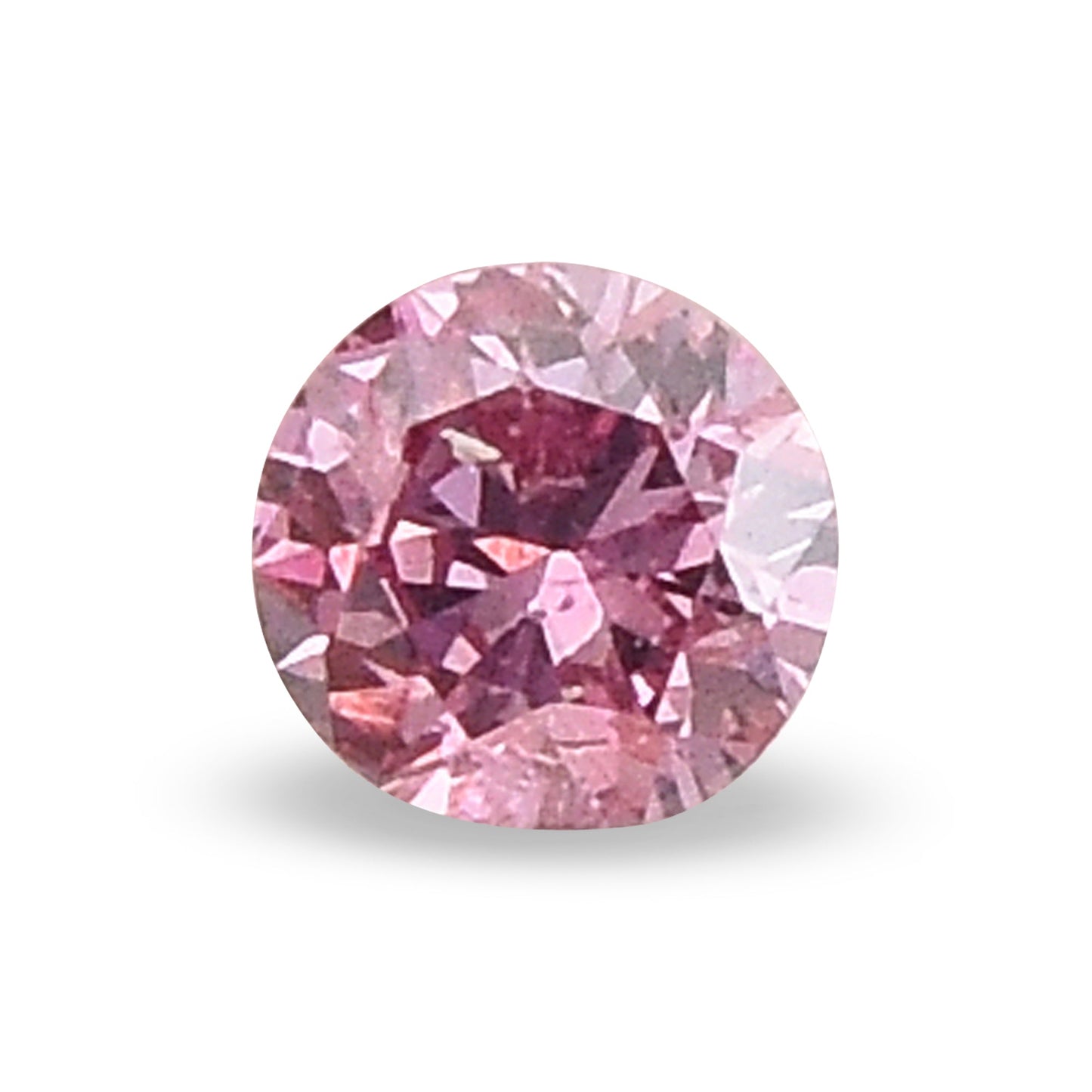 0,07 Karat Fancy Intense Purplish Pink Brillanter Diamant GIA