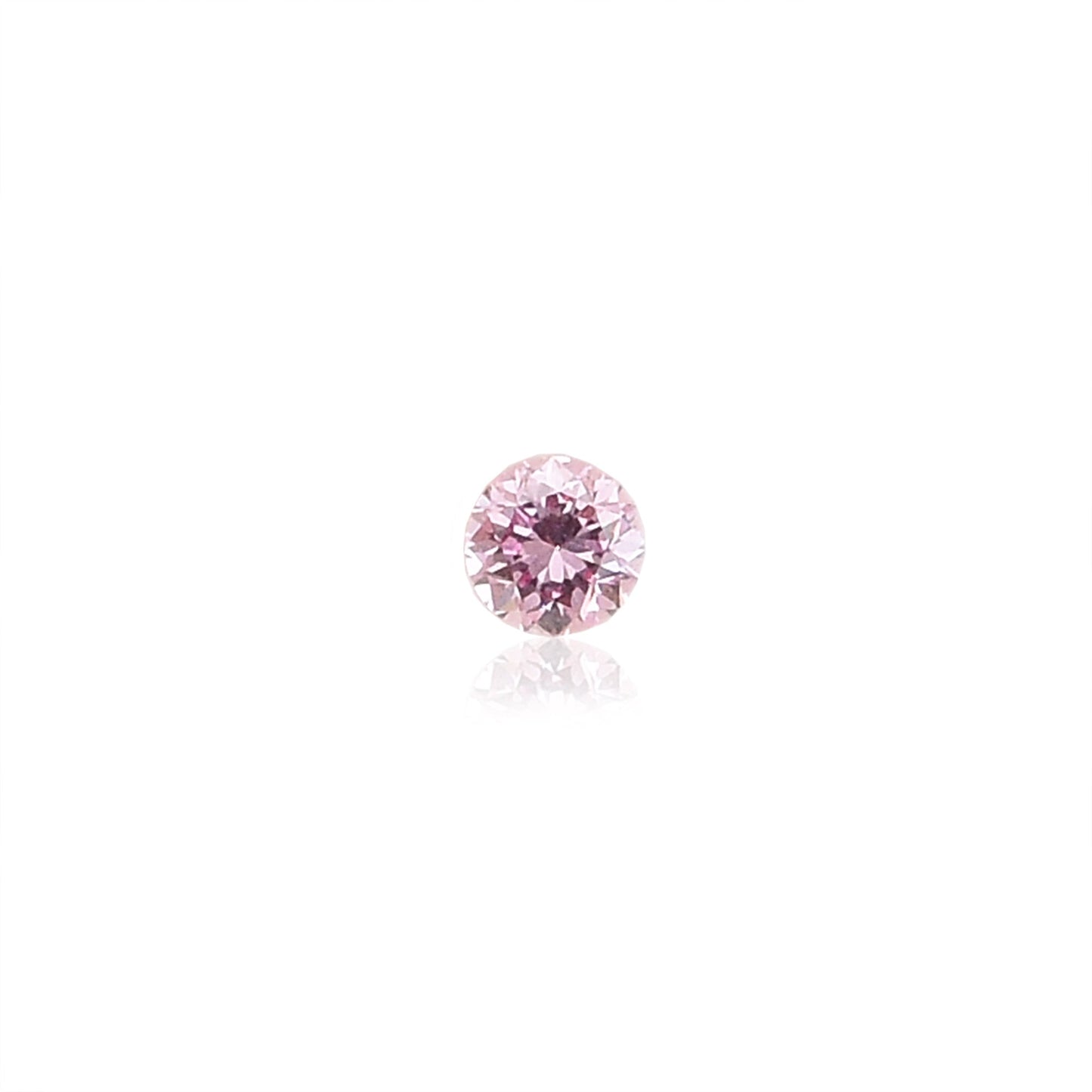 0,04 Karat Fancy Purplish Pink Brillanter Diamant, GIA