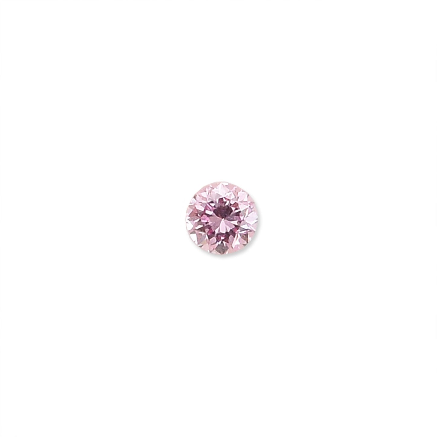 0,04 Karat Fancy Purplish Pink Brillanter Diamant, GIA