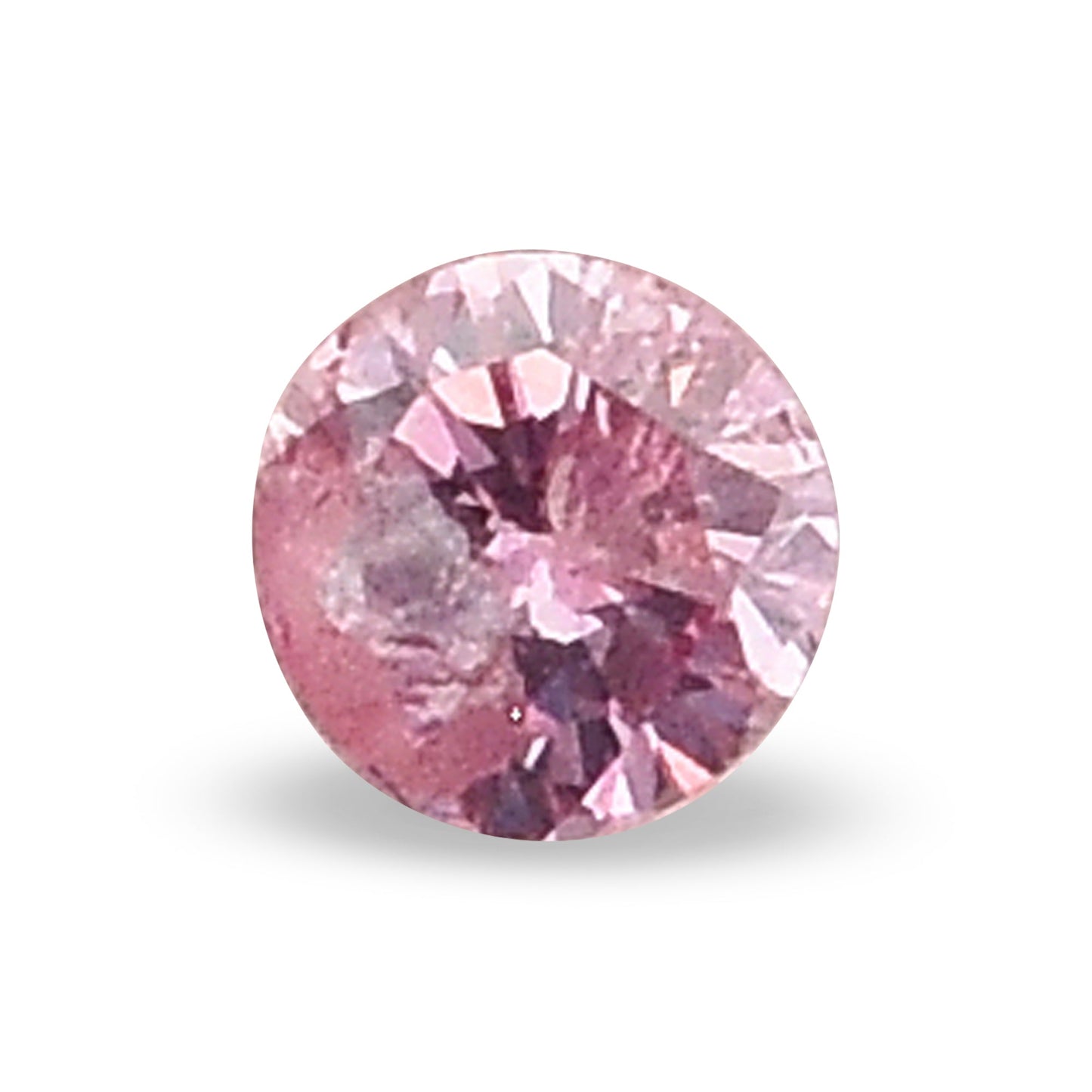 0,06 Karat Fancy Intense Purplish Pink Brillant (I2) GIA