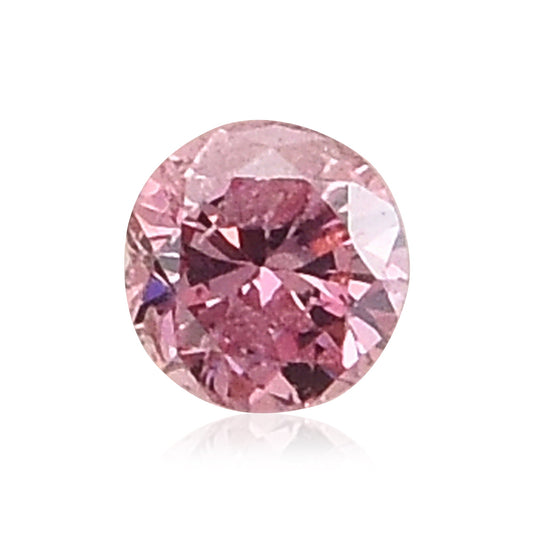 0,07 Karat Fancy Intense Pink Rundbrillant-Diamant GIA