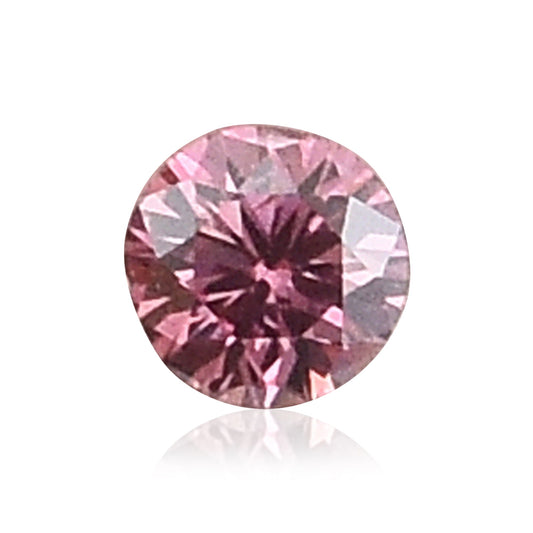 0,06 Karat Fancy Intense Pink Rundbrillant-Diamant GIA