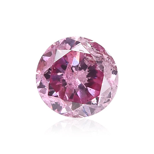 0,12 Karat Fancy Intense Purplish Pink Brillanter Diamant (GIA-zertifiziert)