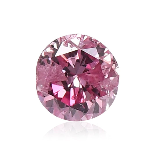 0,14 Karat Fancy Intense Purplish Pink Brillanter Diamant (GIA-zertifiziert)