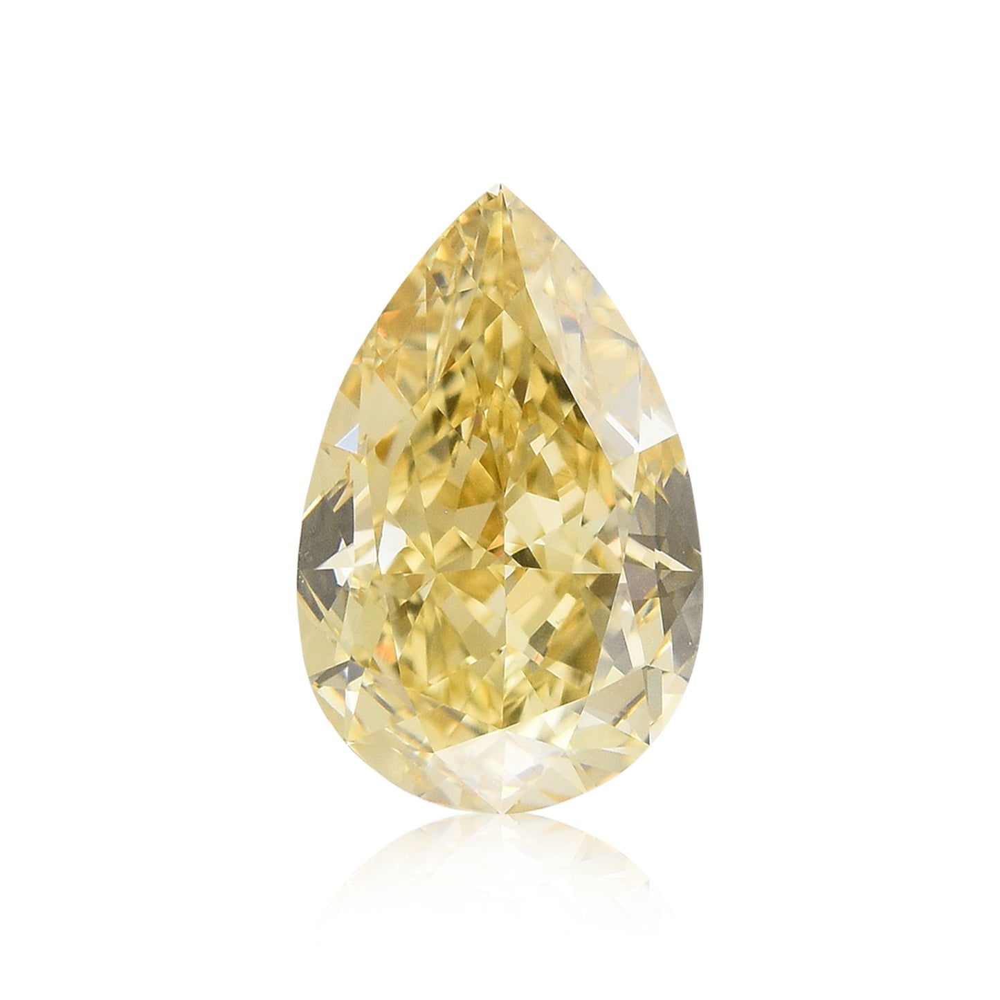 1,54 Karat Fancy Brownish Yellow Birnear Diamond VS1 GIA