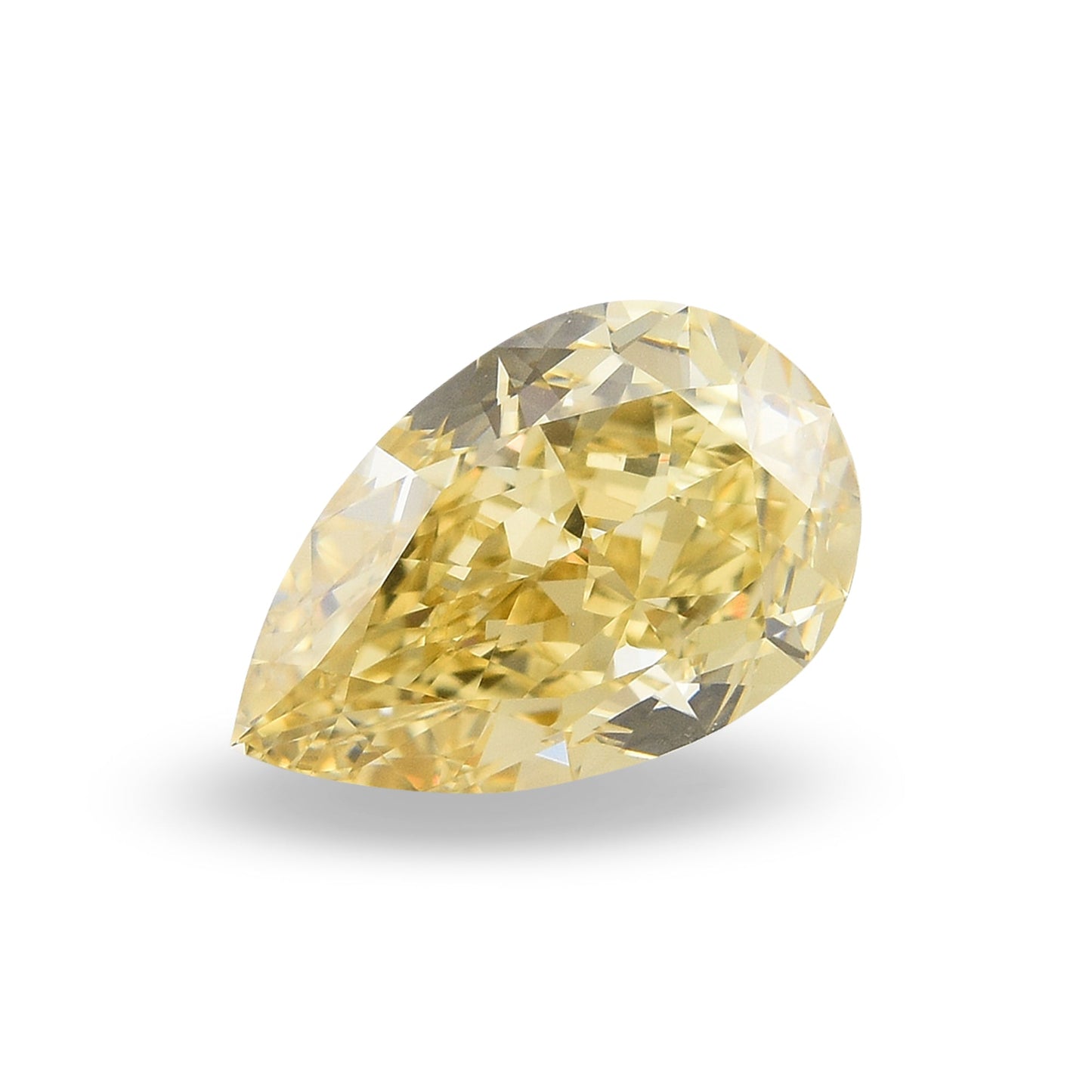 1,54 Karat Fancy Brownish Yellow Birnear Diamond VS1 GIA