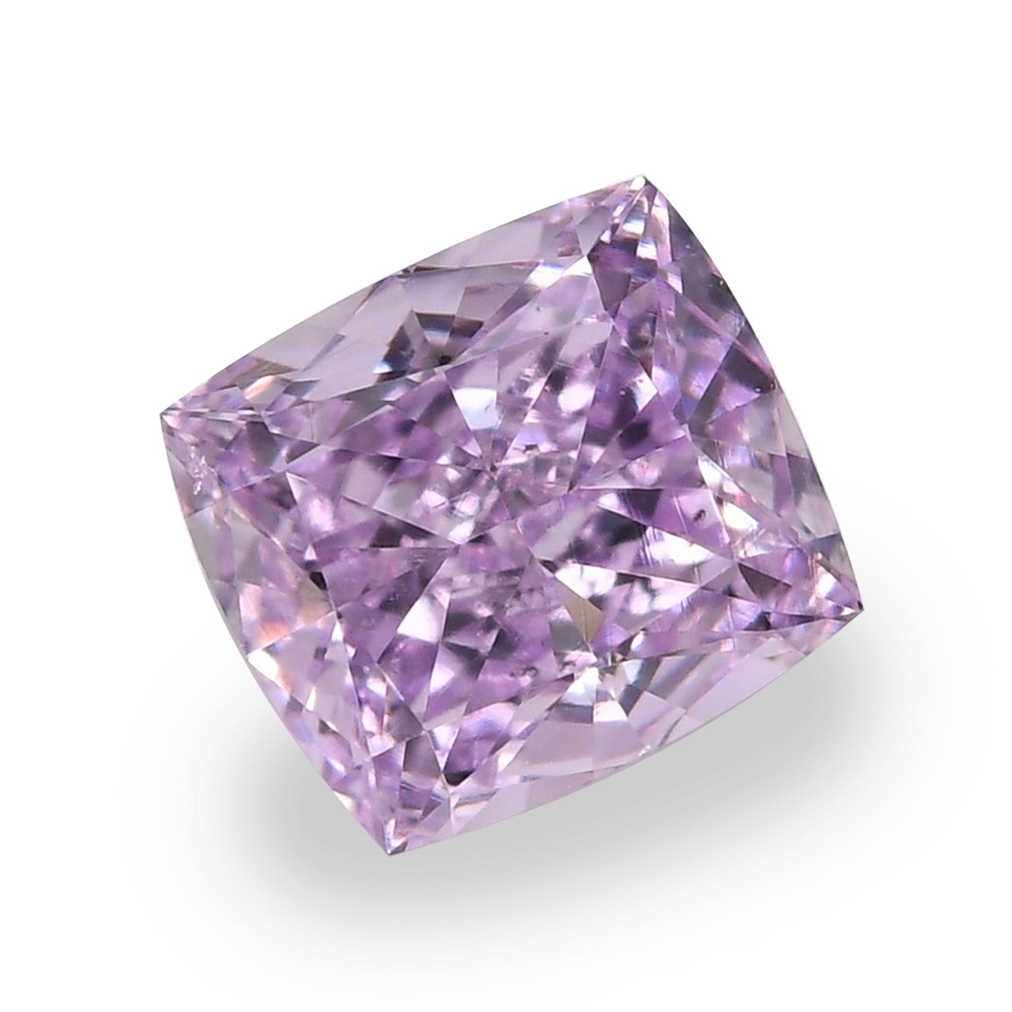 0,25 Karat Fancy Intense Purple Cushion Diamond SI1 GIA