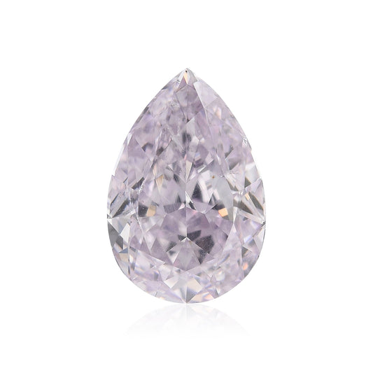 0,94 Karat Fancy Light Pinkish Purple Birnenförmiger Diamant SI2 GIA