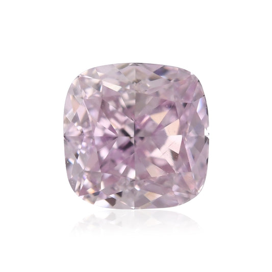 0,32 Karat Fancy Light Purplish Pink Cushion Diamond VS2 GIA