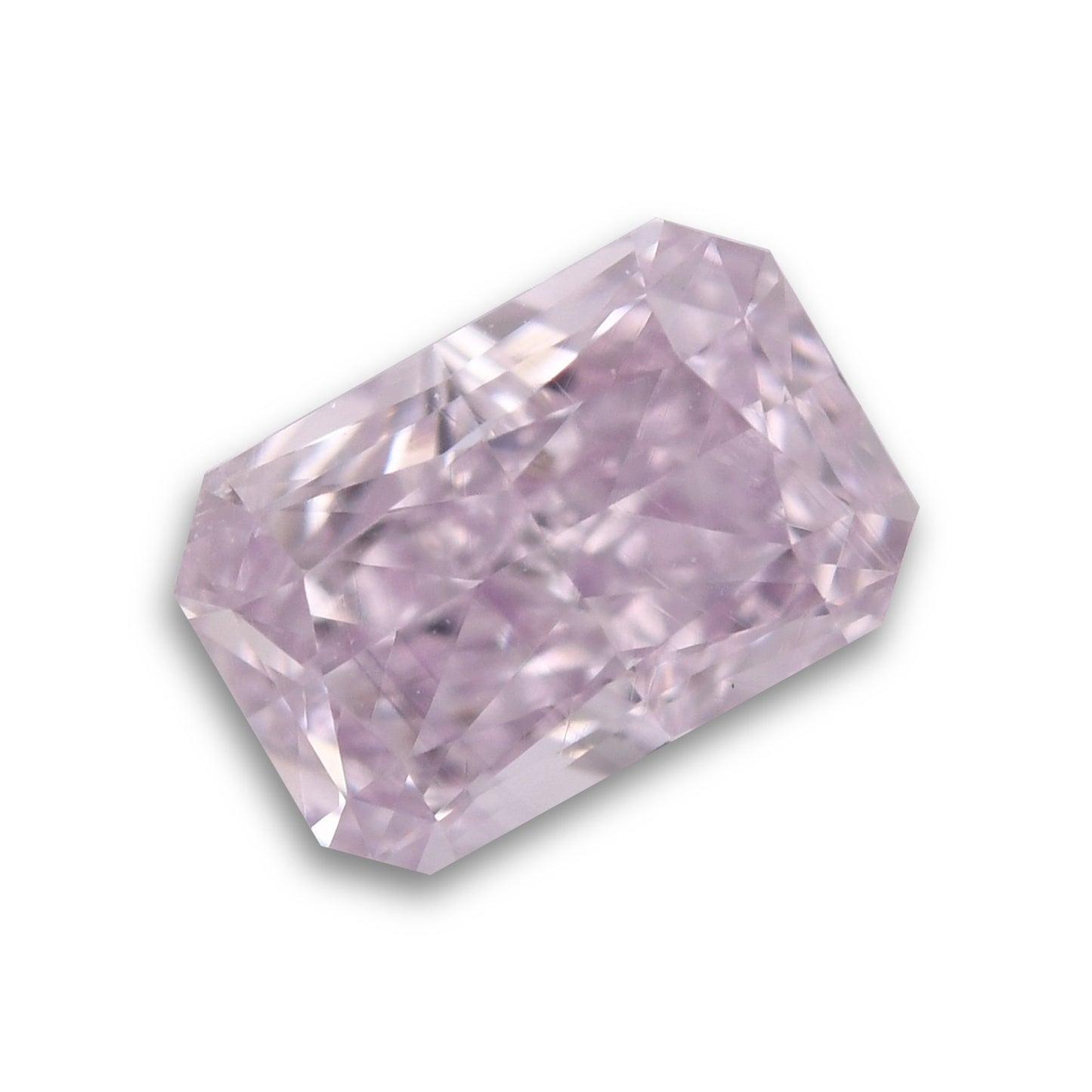 0,36 Karat Fancy Light Purplish Pink Radiant VS1 GIA