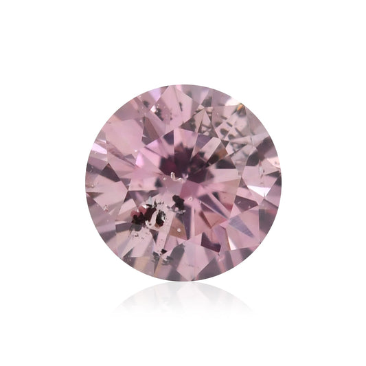 0,18 Karat Fancy Intense Purplish Pink Runder Brillanter Argyle Diamant I2 GIA