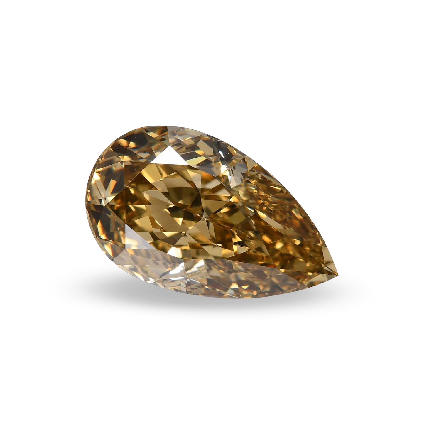 2,01 Karat Fancy Brownish Yellow Birnear Diamond VS1 GIA