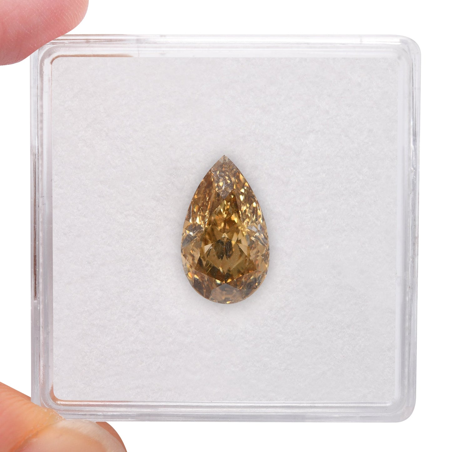 2,01 Karat Fancy Brownish Yellow Birnear Diamond VS1 GIA