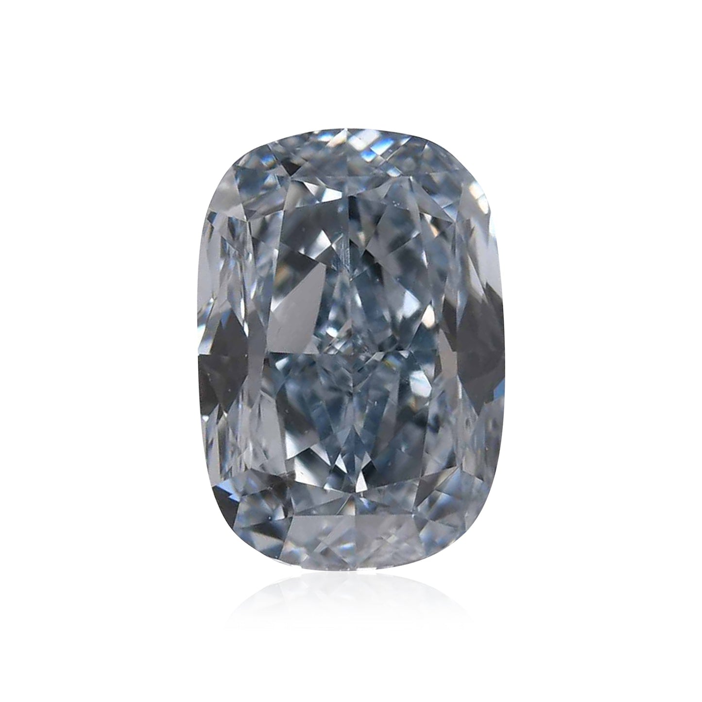 0,45 Karat Fancy Intense Blue Cushion Diamond SI1 GIA