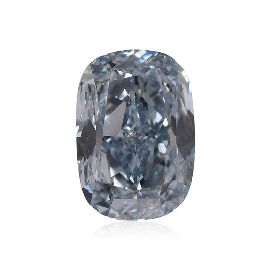 0,45 Karat Fancy Intense Blue Cushion Diamond SI1 GIA