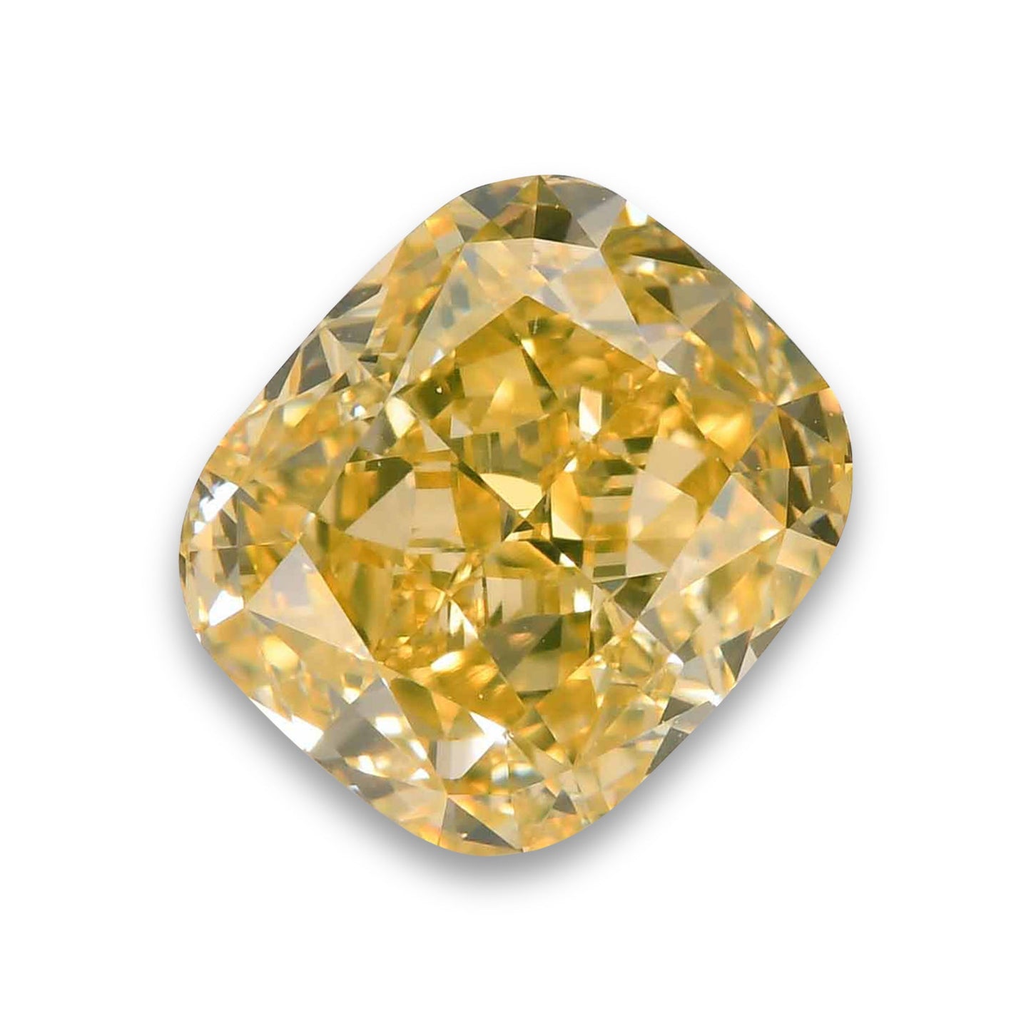 1,22 Karat Fancy Brownish Yellow Cushion Diamond VVS1 GIA
