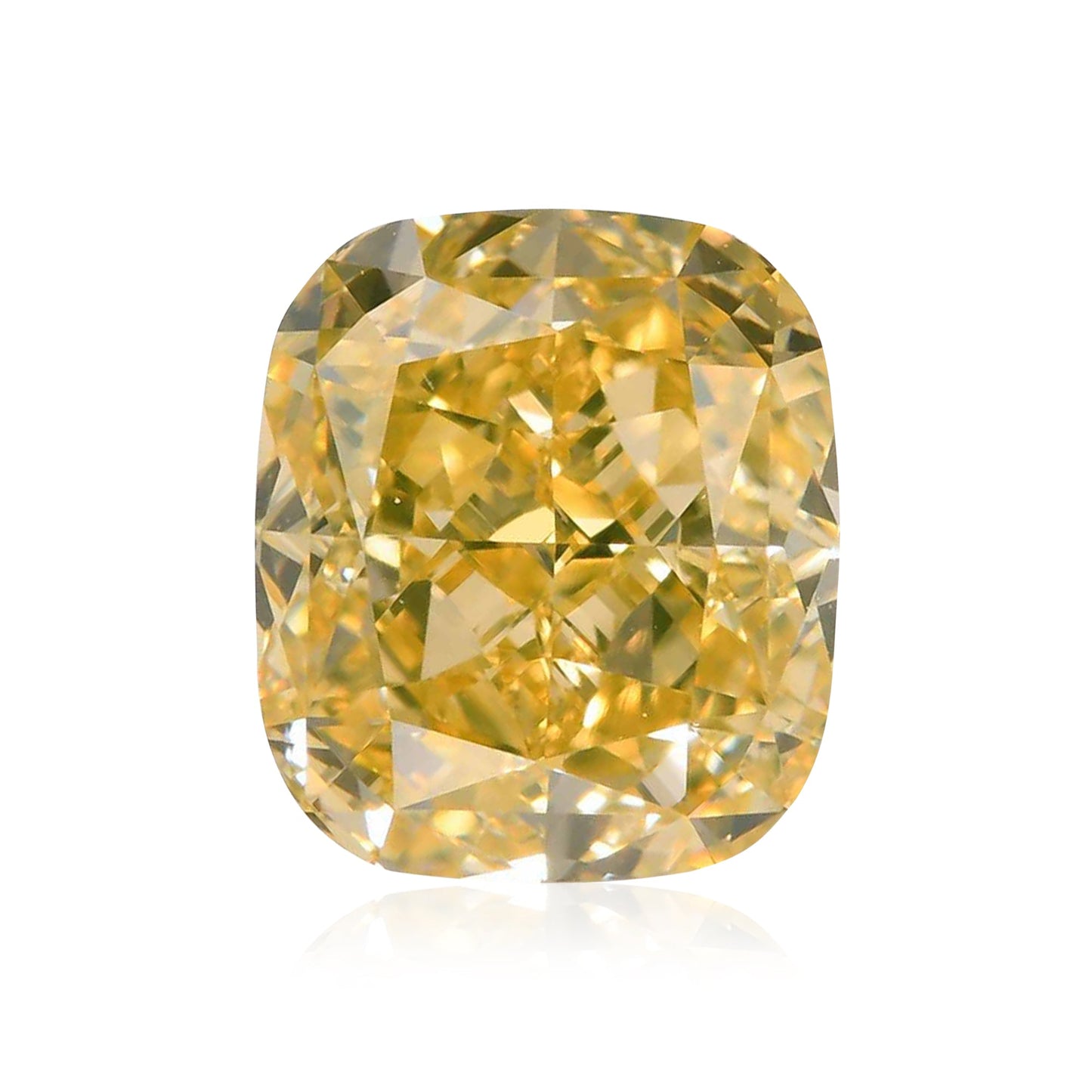 1,22 Karat Fancy Brownish Yellow Cushion Diamond VVS1 GIA
