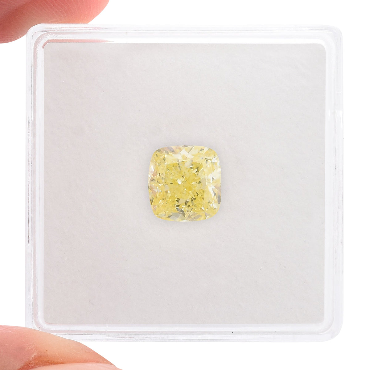 Kissenförmiger Diamant | 1,71 ct | Hellgelb | Reinheitsgrad VS2 | GIA | Ref. 579959