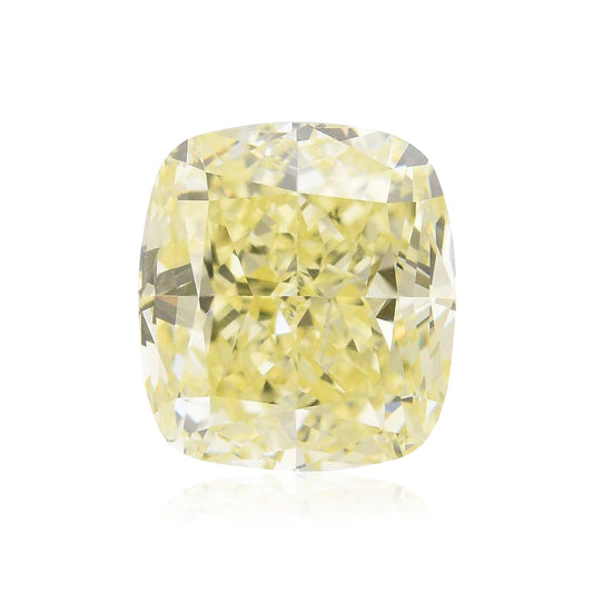 2,02 Karat Fancy Yellow Cushion Diamond SI2 GIA