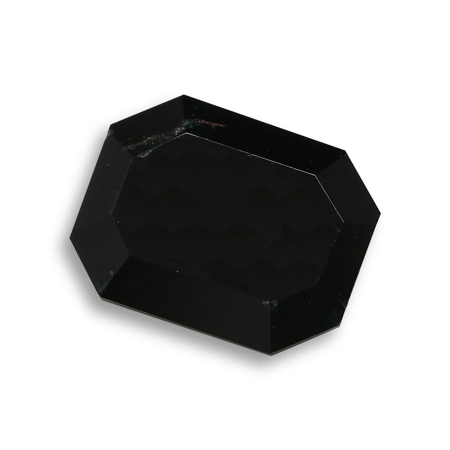 0,83 Karat Fancy Black Emerald Diamond GIA
