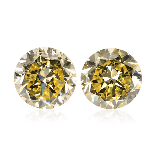 3,41 Karat Fancy Intense Yellow Brillantdiamanten VS2 GIA