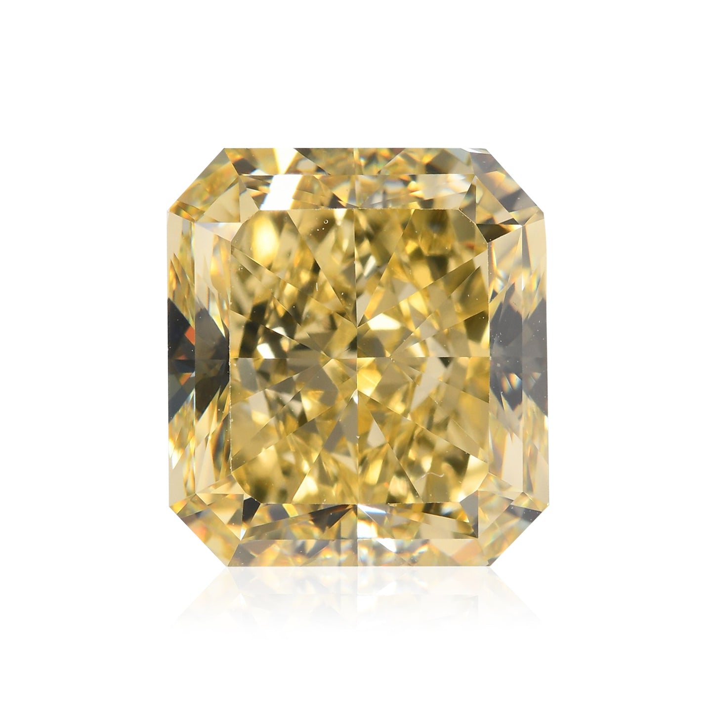 5,11 Karat Fancy Yellow Radiant VS1 GIA
