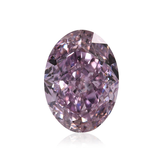 0,40 Karat Fancy Intense Purple Pink Ovaler Diamant SI2 GIA