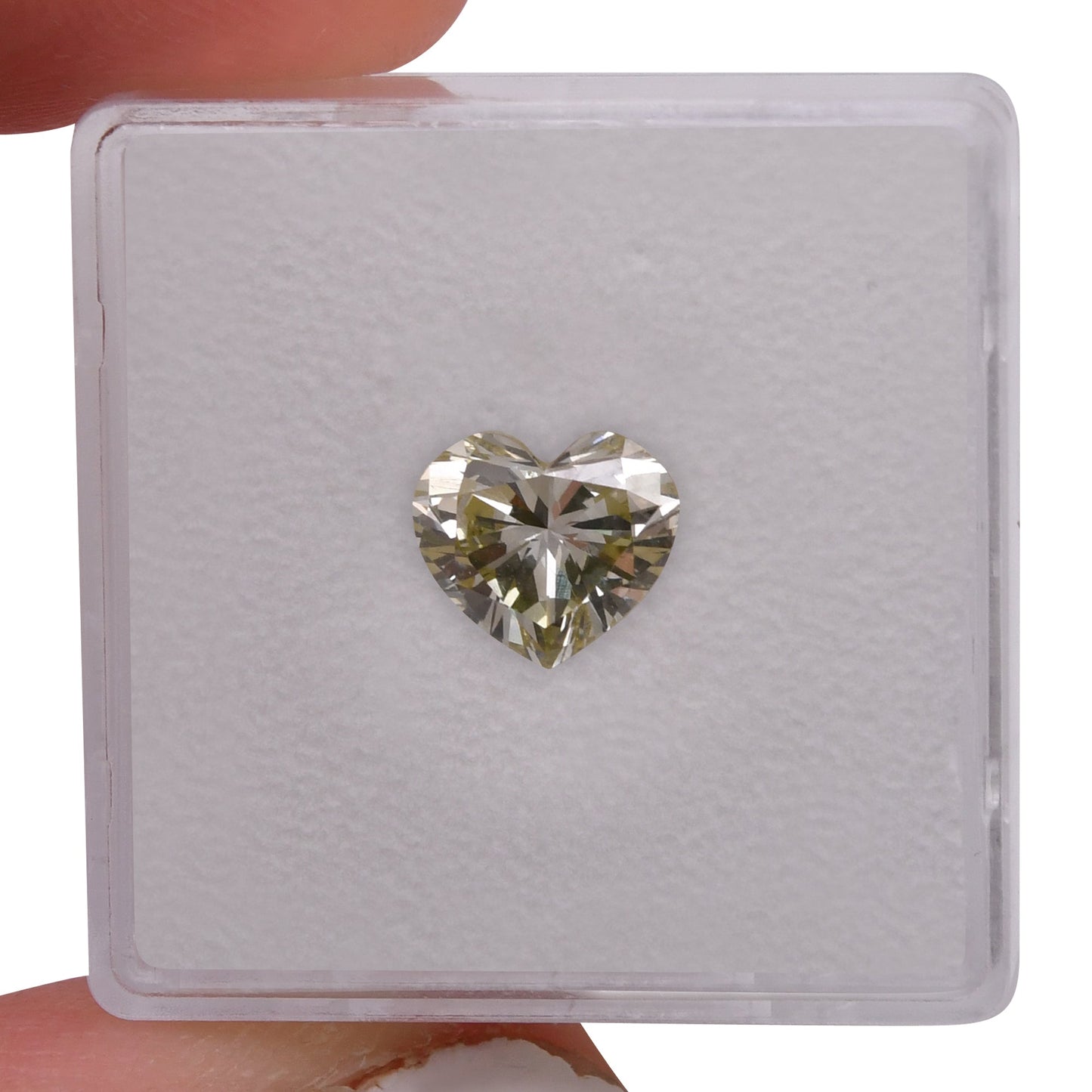1,46 Karat Chamäleon-Herz-Diamant VVS1 GIA