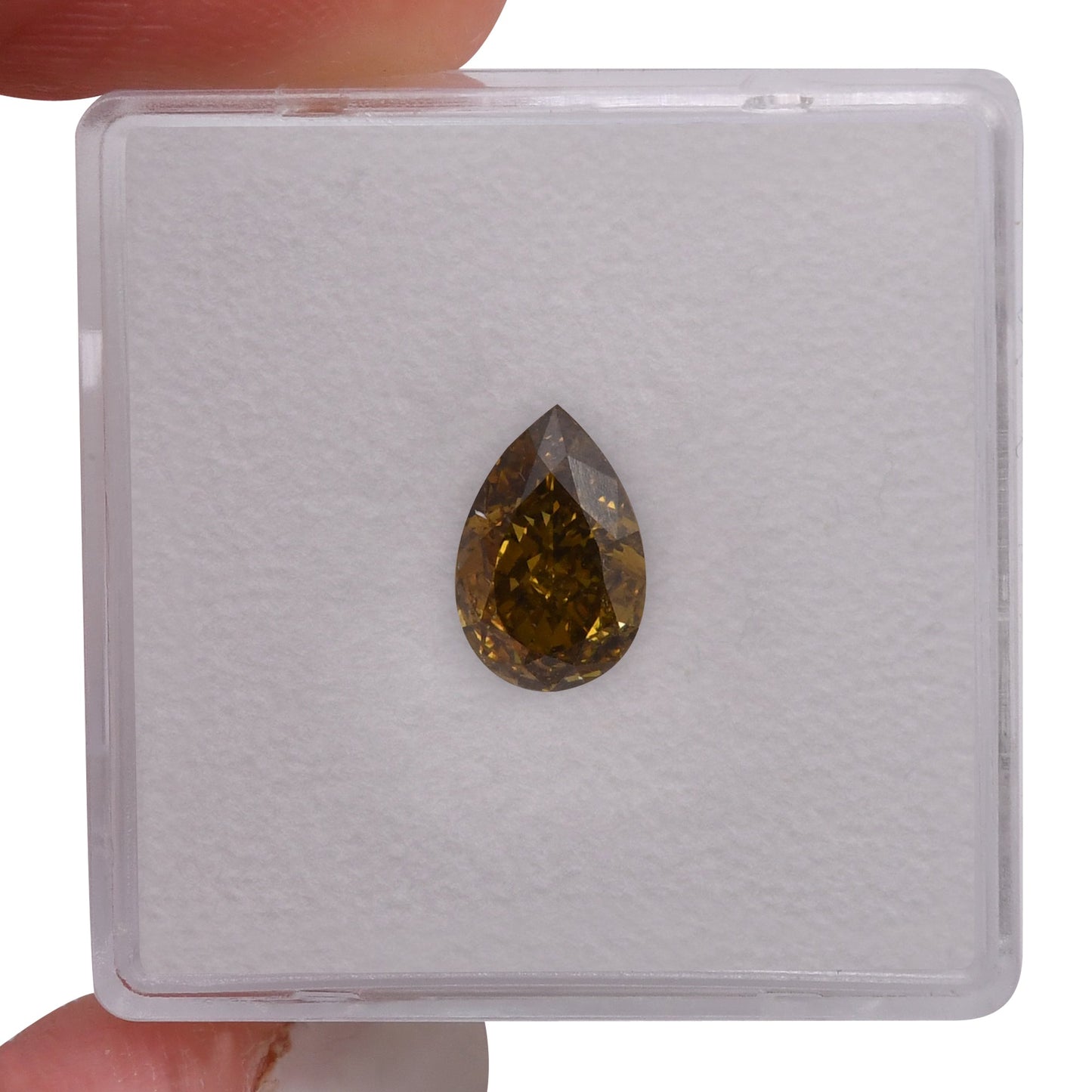 1.52 Carat Chameleon Pear Diamond SI2 GIA
