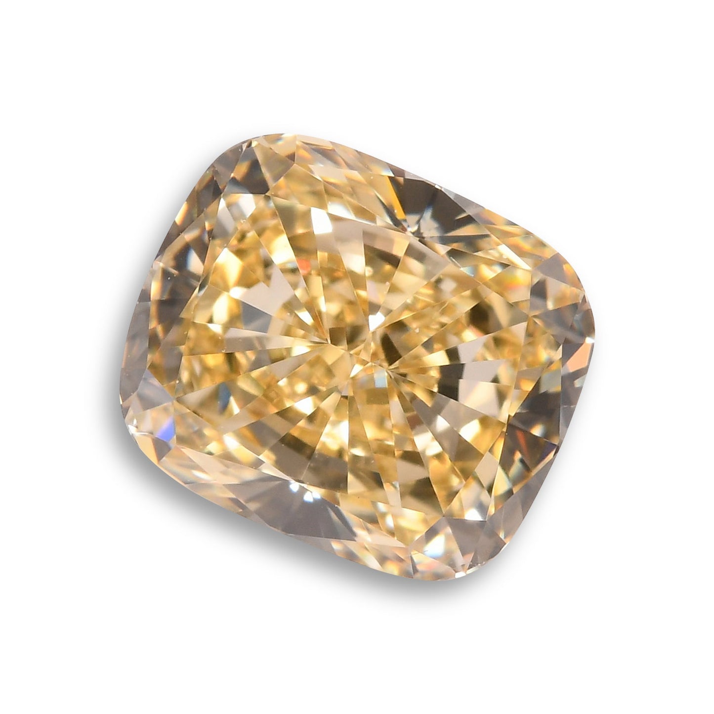1.16 Carat Fancy Brownish Yellow Cushion Diamond VVS2 GIA