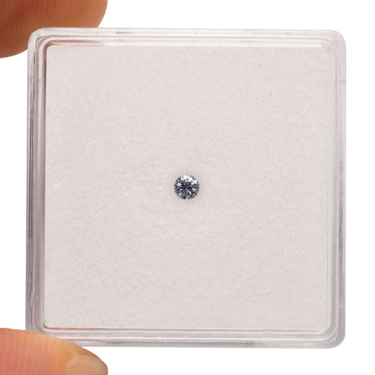 0,04 Karat Fancy Grayish Violet Round Brilliant (I1) GIA