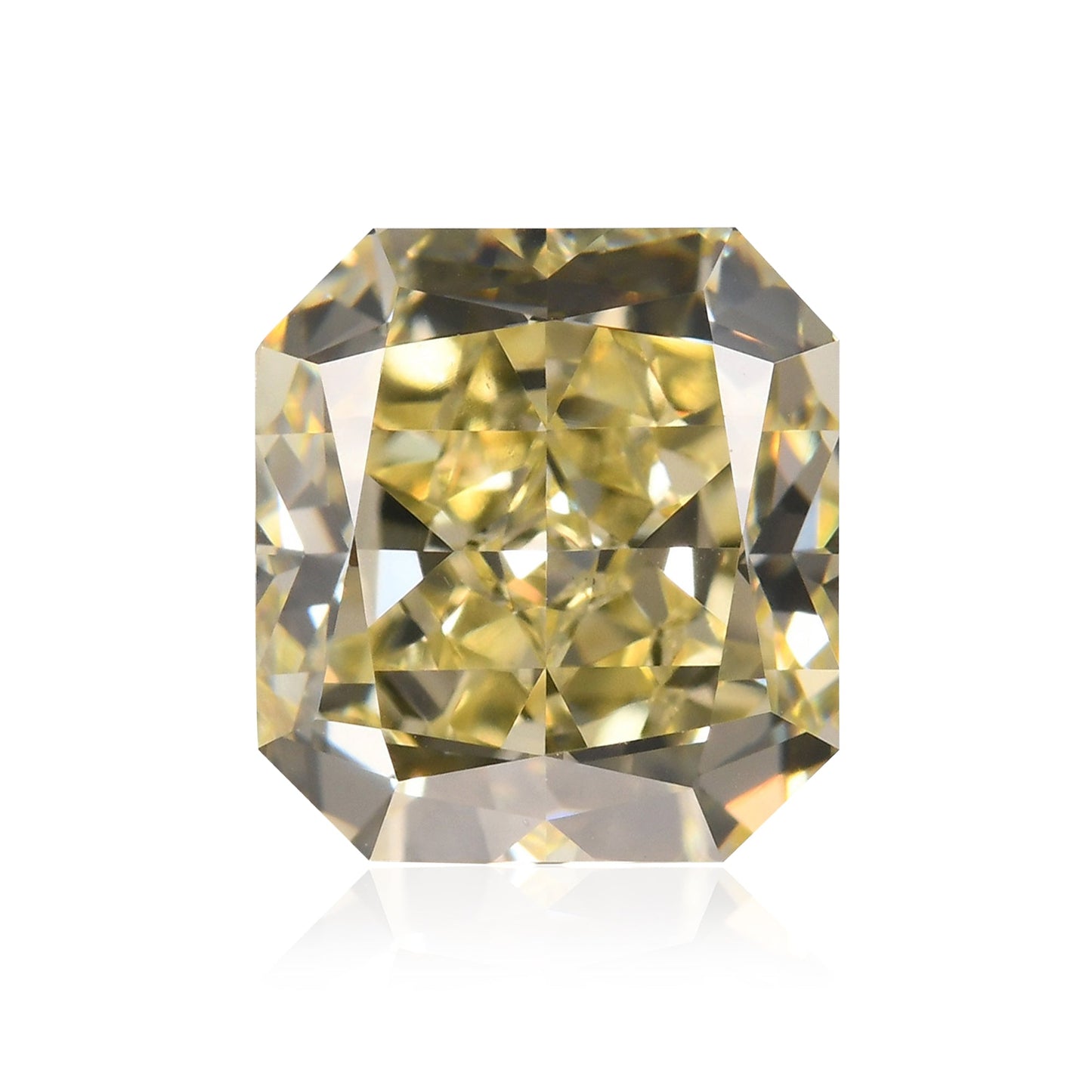 1,60 Karat Fancy Light Yellow Radiant VS1 GIA