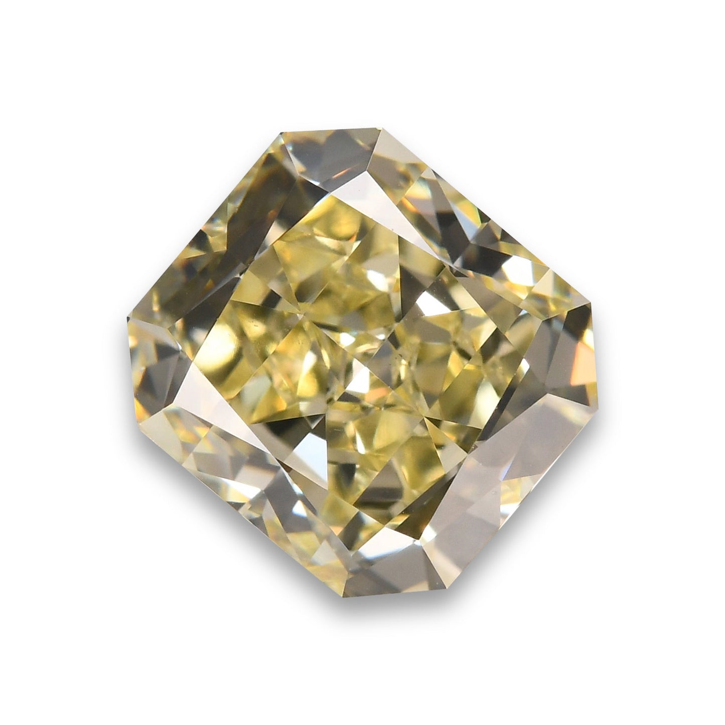 1,60 Karat Fancy Light Yellow Radiant VS1 GIA