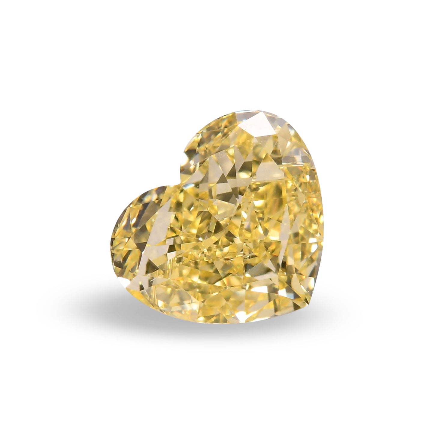 0,76 Karat Fancy Yellow Heart Diamant VVS1 GIA