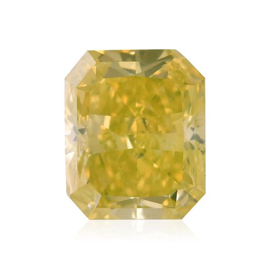 1,71 Karat Fancy Intense Greenish Yellow Radiant SI1 GIA