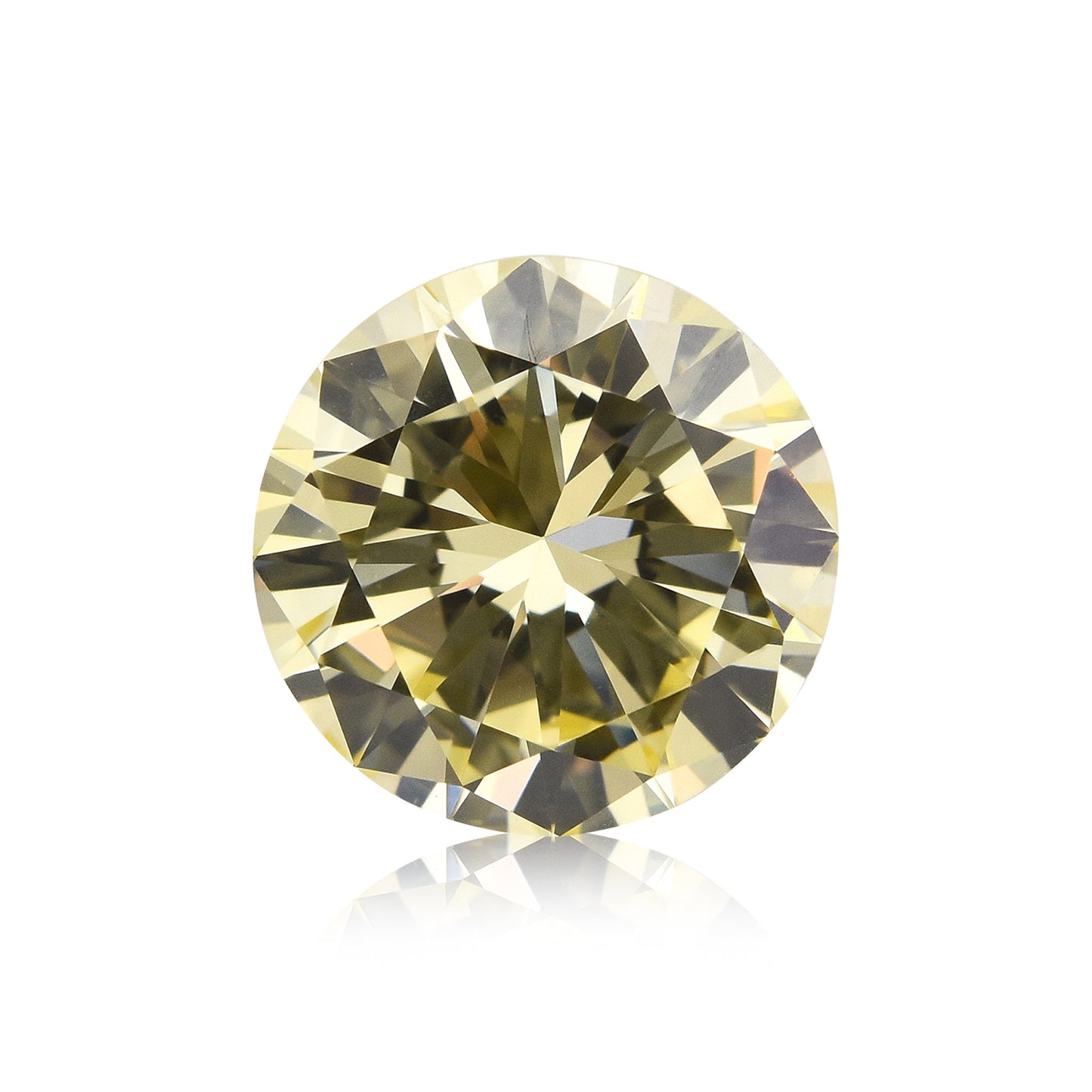 1,45 Karat Fancy Light Yellow Runder Diamant VVS1 GIA