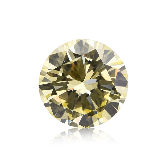 1,45 Karat Fancy Light Yellow Runder Diamant VVS1 GIA