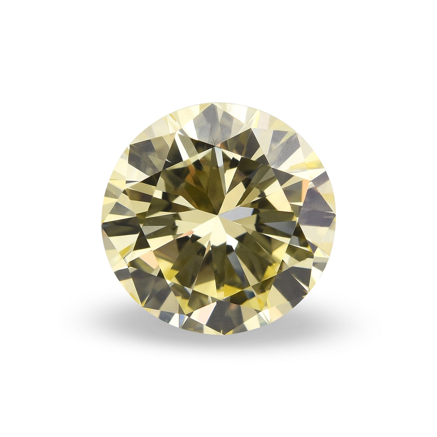 1,45 Karat Fancy Light Yellow Runder Diamant VVS1 GIA