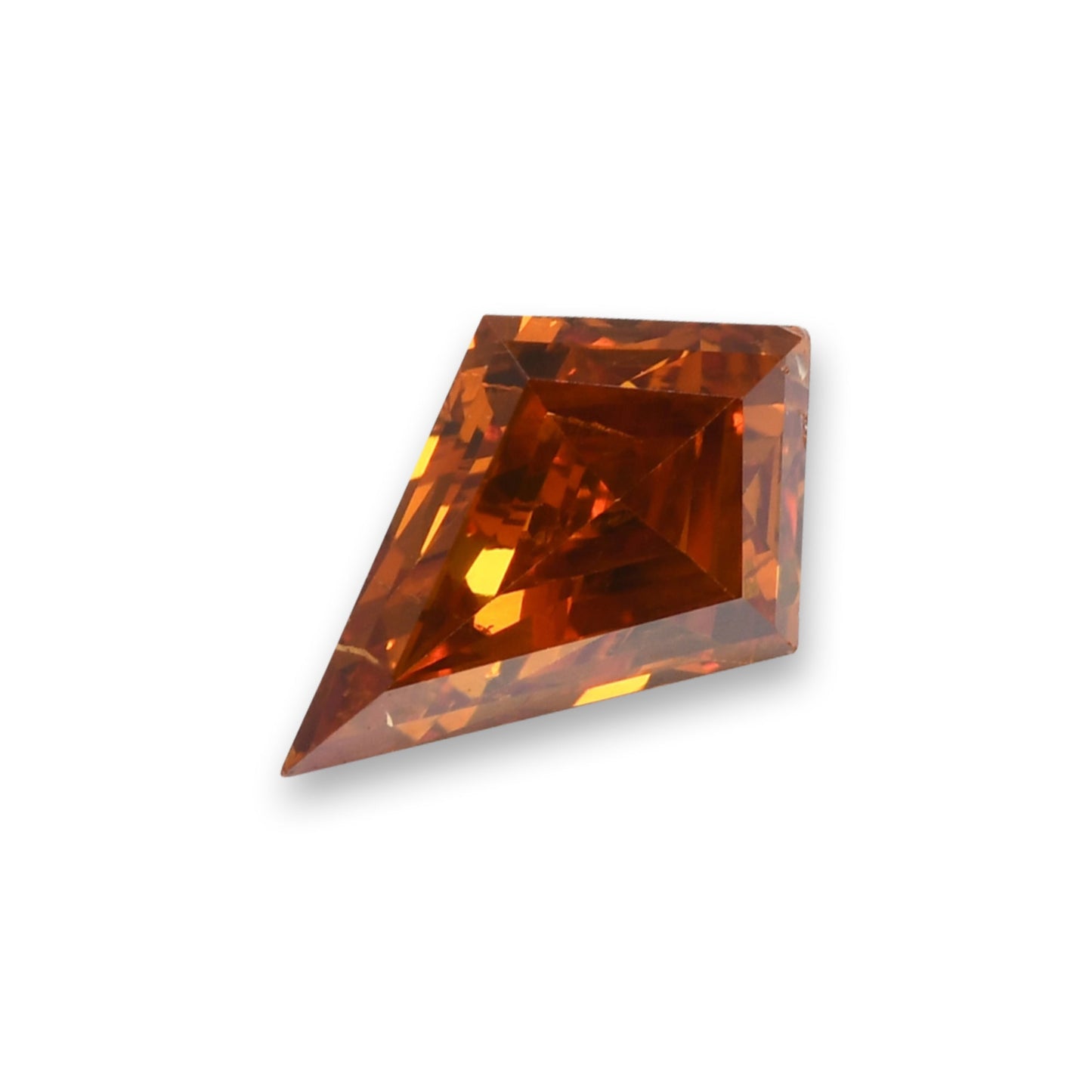 0.37 Carat Fancy Deep Brownish Yellowish Orange KITE Diamond (SI) GIA