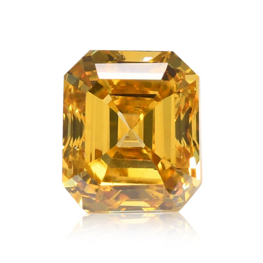 0,34 Karat Fancy Vivid Yellow Emerald Diamond (SI1) GIA