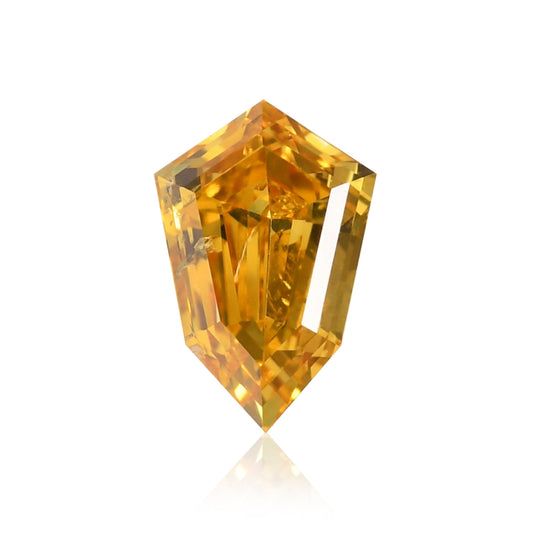 0,28 Karat Fancy Vivid Orange Yellow Kite-Diamant (SI2) GIA