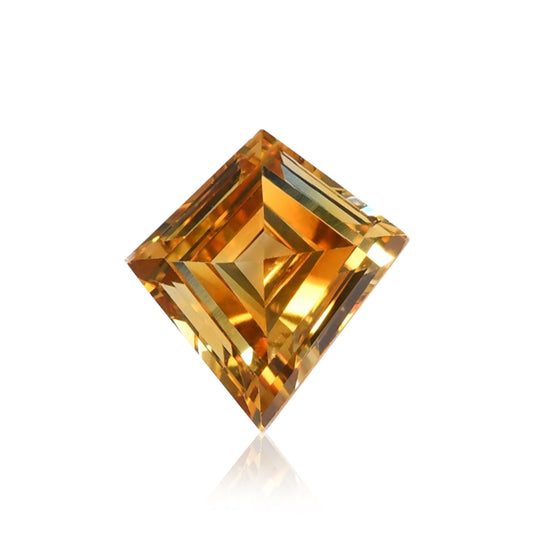 0,27 Karat Fancy Deep Brownish Orange Yellow Kite-Diamant (SI1) GIA