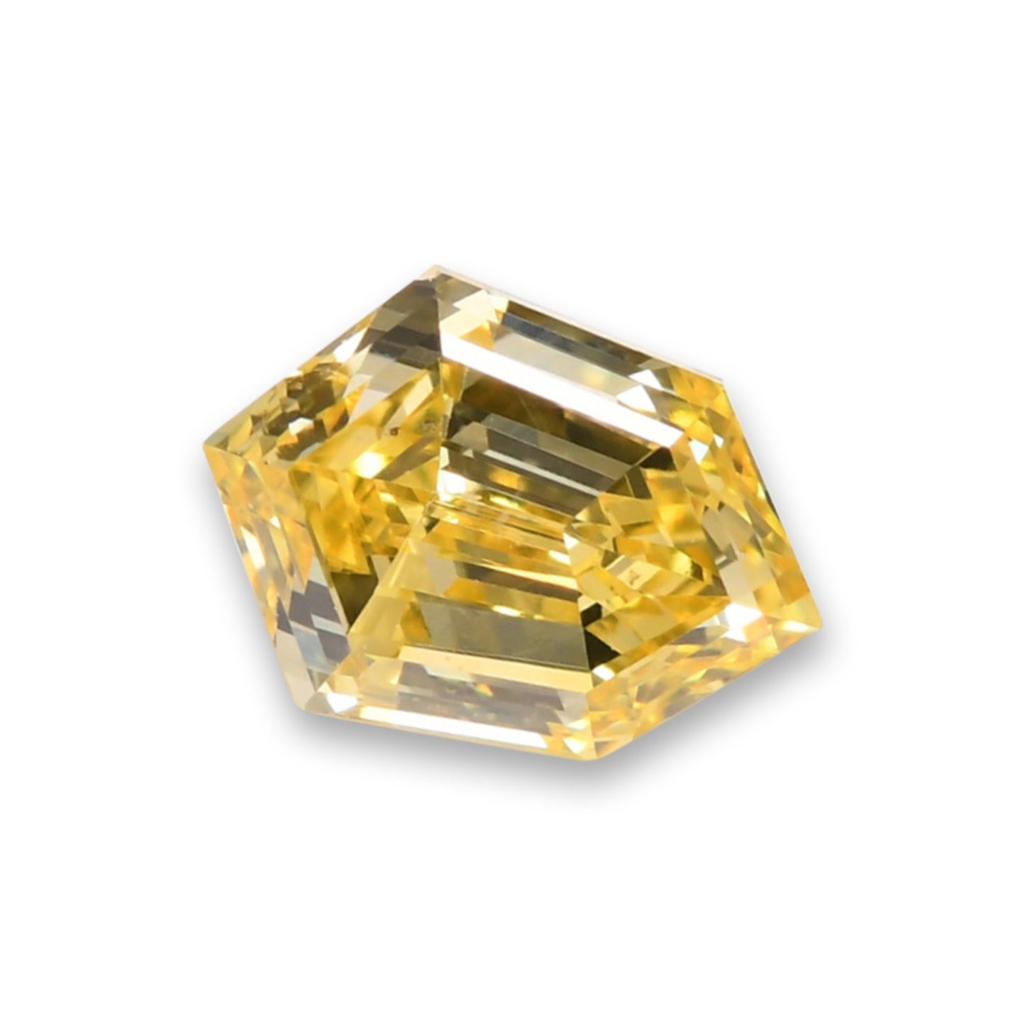 0.34 Carat Fancy Intense Yellow KITE Diamond (SI2) GIA