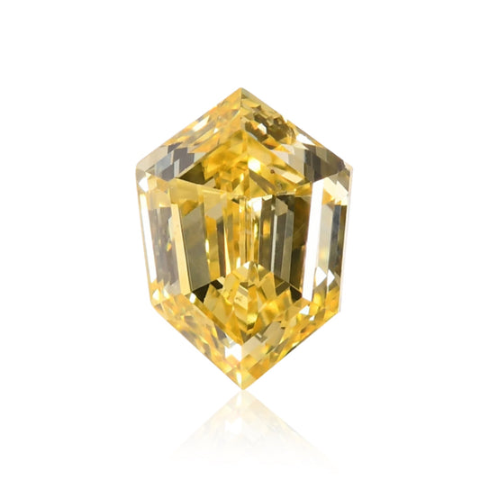 0,34 Karat Fancy Intense Yellow Kite-Diamant (SI2) GIA